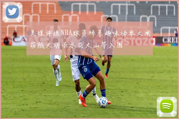 美媒评选NBA球员绰号趣味榜单大闸窃贼大胡子水花大山等入围